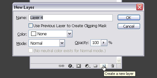 Új réteg létrehozása