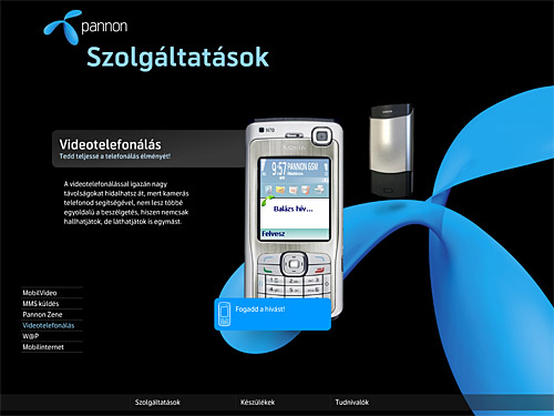 a Pannon új honlapja