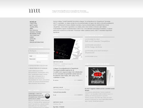 a MATT honlapja