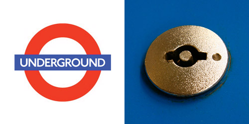 London Underground logó és csavar