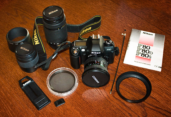 Eladó filmes fényképezőgép: Nikon F80