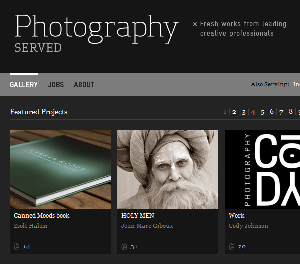 Hangulatkonzervek könyv a Photography Served címlapján