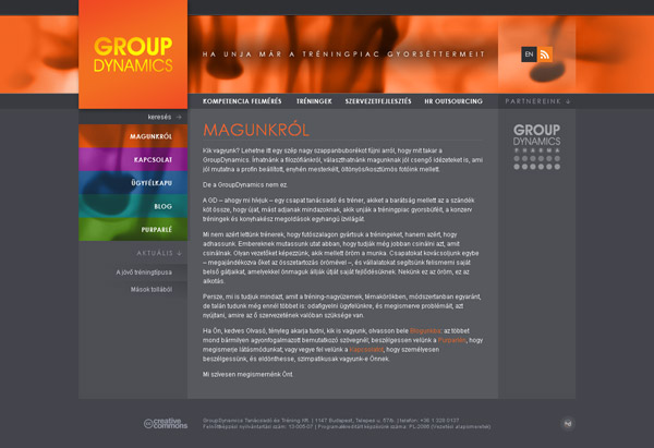 A GroupDynamics új honlapja