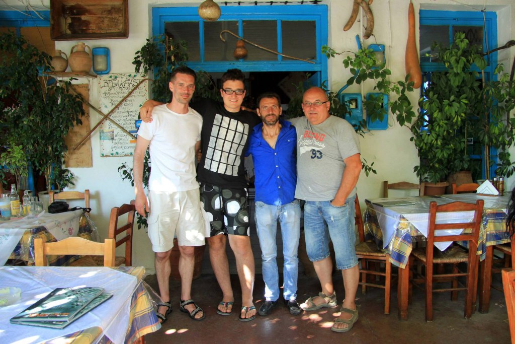 Egy hét Krétán, futás a tengerparton