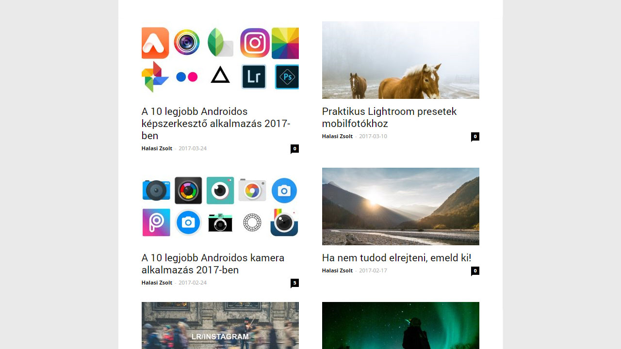 Mobilfotós cikksorozatom a Pixinfo.com-on #6–10